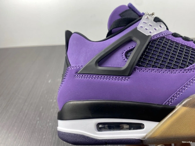 Rep TBK (Friends and Family) Retro LN4 766296 4 Purple Jordan Scott Travis 0706